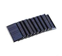NINMORTH 10pcs 2V 150mA Células Solares 60x45mm 23.5% Eficiencia Paneles Policristalinos para DIY Proyectos de Energía Renovable