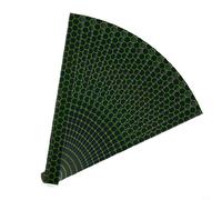 NINMORTH 15pcs Verde Flecha Eje Wraps Pegatinas 1mm Espesor Caza Target Practice, Fácil Aplicación y Eliminación