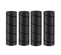 NINMORTH 4 fundas para patas de marco de cama, protectores de dedos de espuma EPDM suave para evitar lesiones, protectores personalizables de 6 pulgadas para patas de mesa y silla, color negro