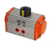 NINMORTH Actuador neumático industrial para modelos GT/AT, 90 cuarto de vuelta de doble efecto, operador de válvula robusto para aplicaciones de automatización (AT-52)
