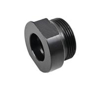 NINMORTH Adaptador de mandril de torno de madera de 40 mm a 18 mm, 254 mm, 30 mm, 33 mm, convertidor de rosca de husillo de metal, herramientas para carpintería, color negro