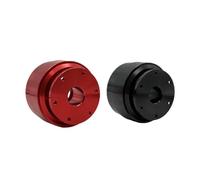 NINMORTH Adaptador de volante de liberación rápida simulador de carreras, construcción de aleación de aluminio, compatible con bases MOZA R9/R16/R5 y Direct Drive, 8,2 x 7 cm, negro/rojo