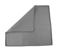 NINMORTH Alfombrilla de silicona antideslizante para ropa de cama, protector de suelo a prueba de fugas de borde elevado para asientos de inodoro portátiles, fácil de limpiar debajo de la silla, negro