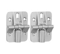 NINMORTH Bisagra de bloqueo ajustable de 180° para mesas plegables y puertas plegables, bisagra de mesa de aleación de zinc con mecanismo de bloqueo seguro, 59 x 44,7 mm