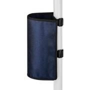 NINMORTH Bolsa de batería para 20 bastones de nailon resistente | Tiene capacidad para 20 x 5 A, nailon 900D, impermeable, negro/azul, ideal para muestras