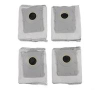 NINMORTH Bolsas de repuesto para aspiradora ECOVACS para Deebot para mini robot, bolsas de polvo a prueba de fugas con fibras fundidas y tela no tejida (paquete de 4)