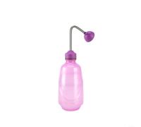 NINMORTH Botella de riego compacta de 450 ml, 2 modos de vertido para plantas de escritorio pequeñas, riego de plástico elegante para lata (rosa)