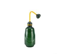 NINMORTH Botella de riego compacta de 450 ml, 2 modos de vertido para plantas de escritorio pequeñas, riego de plástico elegante para lata (verde)