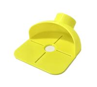 NINMORTH Caja colectora de perforación de pared, 4 x 3.35 x 1.6 pulgadas, antideslizante, soporte de botella de plástico, amarillo, naranja