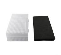 NINMORTH Caja de colección de monedas de 60 piezas con forro de espuma, caja de almacenamiento cuadrada transparente para monedas de 20 mm, 25 mm, 30 mm, 35 mm, 40 mm (negro)