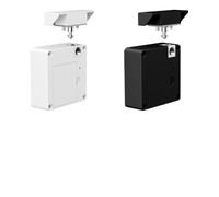 NINMORTH Cerradura electrónica RFID para armario de seguridad infantil con llave de tarjeta para puertas de madera de hasta 3,8 cm (1,5 pulgadas), color blanco