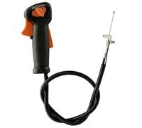 NINMORTH Conjunto de gatillo del acelerador negro para cortadores de cepillo FS75 FS85, reemplazo de ajuste directo para la pieza 4137-180-1109, rendimiento fiable
