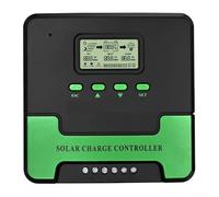 NINMORTH Controlador de carga 12V/24V Auto 20A-40A con pantalla LCD Dual USB WiFi App Monitoreo para RV Street Light Roof (20A)