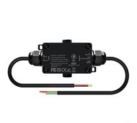 NINMORTH Controlador LED impermeable para ESP32 con micrófono, música clasificada IP65 para tiras WS2811/WS2812B RGB/RGBW, más de 100 modos de control de aplicación, iluminación de jardín de piscina