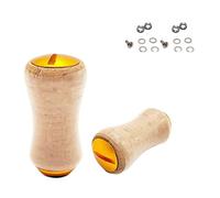 NINMORTH Corcho puro para perillas redondas de carrete de pesca 3A para juego de repuesto para espátula Zillion Alphas para Stradic para piezas de carretes Stella S/D