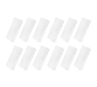 NINMORTH Cubiertas de ranura de panel eléctrico ABS blanco para caja de fusibles, protectores de agujeros modulares compatibles con Legrand Hager, instalación rápida de clip, 12 piezas (24 piezas)