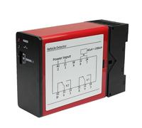 NINMORTH Detector de bucle de vehículo de un solo canal de 240 V, entrada de estacionamiento, sensibilidad y frecuencia ajustables, montaje en riel DIN, carcasa ABS