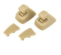 NINMORTH Gancho de retención de clip de soporte para visera solar 95994975 compatible con Sonic Verano para ABS limitado y PC, color beige (paquete de 2)