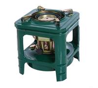 NINMORTH Green 8- Estufa de camping de queroseno, quemador de aceite portátil de 700 ml para picnic al aire libre, senderismo, horno de hierro con soporte estable para ollas