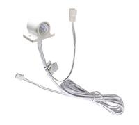 NINMORTH Interruptor de sensor de movimiento PIR de 12 V CC, tiras de luz LED, detector de cuerpo humano infrarrojo ajustable, salida de 2 A, retardo de 30 segundos, color blanco y negro