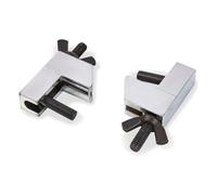 NINMORTH Juego de 2 herramientas de abrazadera de manguera de aleación de zinc para líneas de freno, tuberías de combustible, mangueras de vacío, plateadas, 1,5 x 11 x 18,5 cm