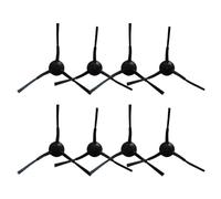 NINMORTH Juego de 8 cepillos laterales para Medion X20 SW+ MD 11415 X21 SW+ MD 11500, para cepillos de esquina de plástico de nailon y robot limpiador