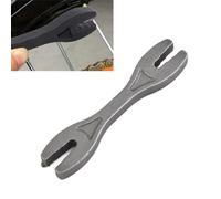 NINMORTH Juego de llaves 6 en 1 para radios de motocicleta, llave de acero forjado con 6 tamaños (4,4 - C6,6 mm), color negro, para reparación de motocicletas / coches / maquinaria