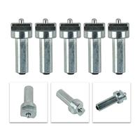 NINMORTH Junta limpiadora de dragado de taladro eléctrico, conector de limpieza de tuberías de acero al carbono galvanizado de 16 mm, 5 varillas de drenaje de alcantarillado