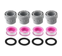 NINMORTH Kit de conversión de manguera de filtro de piscina sobre el suelo de 40 mm a 1 1/2 pulgadas con adaptadores y juntas tóricas para piscinas Intex y Coleman