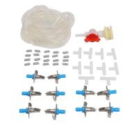 NINMORTH Kit de riego automático para conejos, con 10 bebederos, manguera de 5 m y conector de cubo para animales pequeños