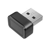 NINMORTH Lector de huellas dactilares USB para escáner biométrico de 360° con reconocimiento rápido de 0,5 s, almacenamiento de 10 huellas dactilares, baja tasa de aceptación falsa, para PC y portátil