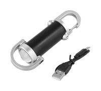 NINMORTH Mini llavero con linterna recargable por USB, 88 x 35 mm, diseño compacto, portátil para iluminación, IPX4 resistente a salpicaduras, función de banco de energía, carga de teléfono, color