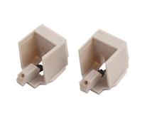 NINMORTH Paquete de 2 lápices capacitivos de repuesto ATN3600L para tocadiscos Audio-Technica AT-LP60, AT-LP60X, AT-LP60XBT, AT-LP2D, punta de aguja de fibra de carbono, color blanco