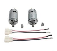 NINMORTH Paquete de 2 motores RS550 de 12 V 30000 RPM 10T de alto rendimiento para reemplazo para ruedas Fisher Price Ride On