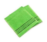 NINMORTH Paquete de 2 toallas de ducha exfoliantes de doble cara, 14 x 15 cm, para una textura de fibra suave, eliminación suave de la piel muerta