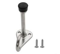 NINMORTH Para acero inoxidable resistente para tope de puerta, soporte de pared silencioso con gancho de almacenamiento, cuña anticolisión para paredes y muebles