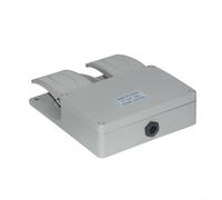 NINMORTH Pedal de interruptor de pie doble de aleación de aluminio, 380 V CA 10 A para interruptor de control resistente con protector para operación de equipos de fábrica
