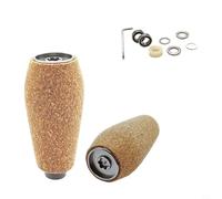 NINMORTH Perilla de carrete de pesca Mango de corcho EVA para espátula para metanio para Curado DRT MK1 para rojo (2 juegos gris)