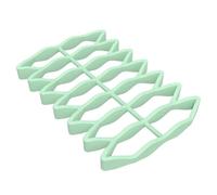 NINMORTH Rejilla de silicona para horno, rejilla no refrigerante para cocinar y hornear, se adapta a carnes, pescado, verduras, apto para lavavajillas, 23,3 x 15,5 cm