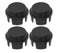 NINMORTH Rueda de repuesto para tractor de cortacésped para tapa de cubo (M145727) 335, 1550, 345, X7xx, para ZTrak y para modelos compactos, paquete de 4, color negro