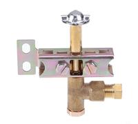 NINMORTH Soporte de encendido de acero inoxidable para gas natural y GLP, para seguridad de llamas, diseño unidireccional, montaje empotrado para montaje de quemador de chimenea (3 agujeros)