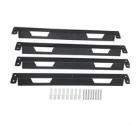 NINMORTH Soportes de montaje compatibles con STACKTECH para sistemas TOUGHBUILT, para cajas de herramientas de kit de montaje en pared de calibre, óxido, paquete de 2 (4 piezas)