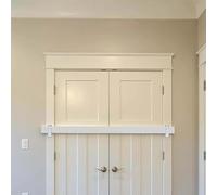 NINMORTH Soportes de seguridad reforzados para puerta de madera de 2 x 4, soporte de barricada de acero en forma de U de 4 mm para puertas interiores y exteriores, kit de seguridad para garaje