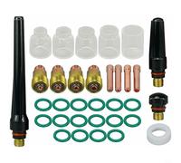 NINMORTH TIG - Linterna para lente de gas Stubby WP-17/18/26, DB-17/18/26, SR-17/18/26 con copas resistentes al calor