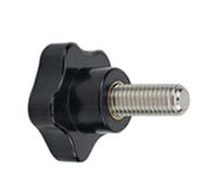 NINMORTH Tornillos de cabeza de plástico JPC-7, pieza de repuesto ABS con seguro para ajuste, clima para instalación y mantenimiento de tornillos negros