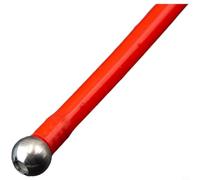 NINMORTH Tubo de espuma de silicona flexible con bola de gravedad SUS304 y filtro denso, presión para varita pulverizadora de lavadora para pieza de repuesto (tubo rojo)