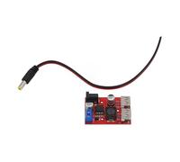 NINMORTH USB - Controlador de carga solar 3A, 5V/3A para módulo reductor de salida dual con 92% de eficiencia, entrada de paneles solares de 6 V-40 V, para placa compacta de 50 x 35 mm