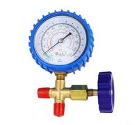 NINMORTH Válvula de manómetro de baja presión individual para sistemas de CA, -30 a 220 PSI para rango, diseño sellado a prueba de explosiones para una carga segura