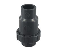 NINMORTH Válvula de retención de PVC de 32 mm, antirreflujo para piscinas enterradas y sobre el suelo, estanques