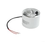 NINMORTH Ventilador de canal de 100 mm para cocina, taller, salida de humos | Velocidad de rotación de 2800 rpm, 7 aspas metálicas, alta presión atmosférica, eliminación eficiente del olor, resistente